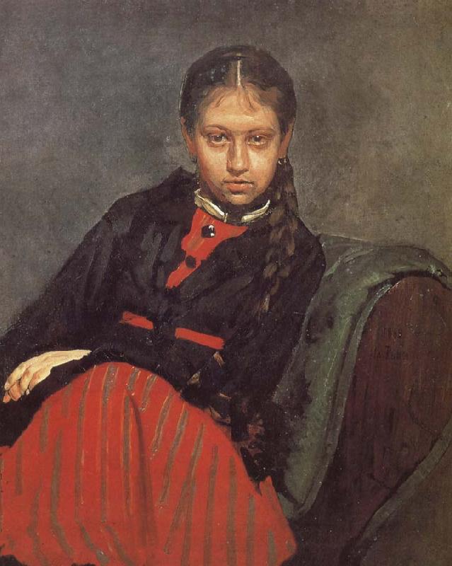 Ilia Efimovich Repin Ms. Xie file her portrait oil painting image